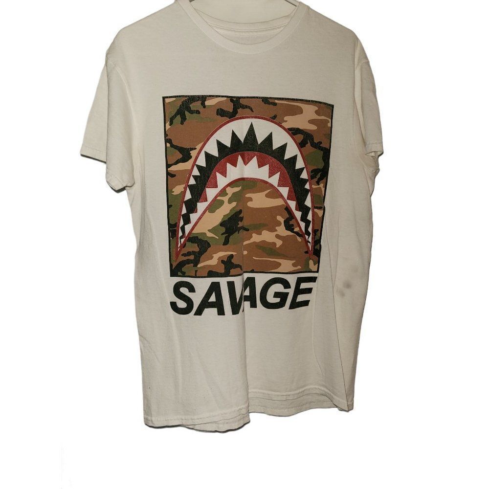Savage Multicolor Short‎ Sleeve Sz M Tshirt Men
